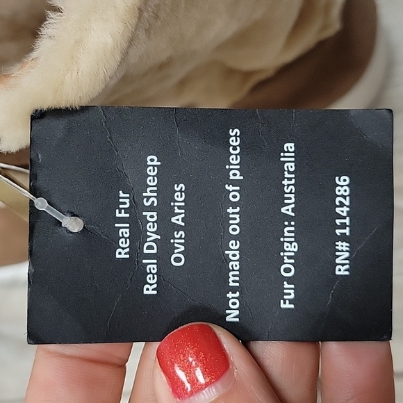 Aquatalia Size 10 Tan Nelle Suede & Shearling Bootie NWT - Picture 8 of 9